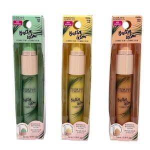 Lot Of 3 Physician Formula Butter Glow Corrector Yellow/Green/ Peach 5.6 ml Each